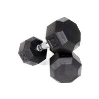 Load image into Gallery viewer, VTX 8-Sided Rubber Encased Dumbbells 55-75lb.
